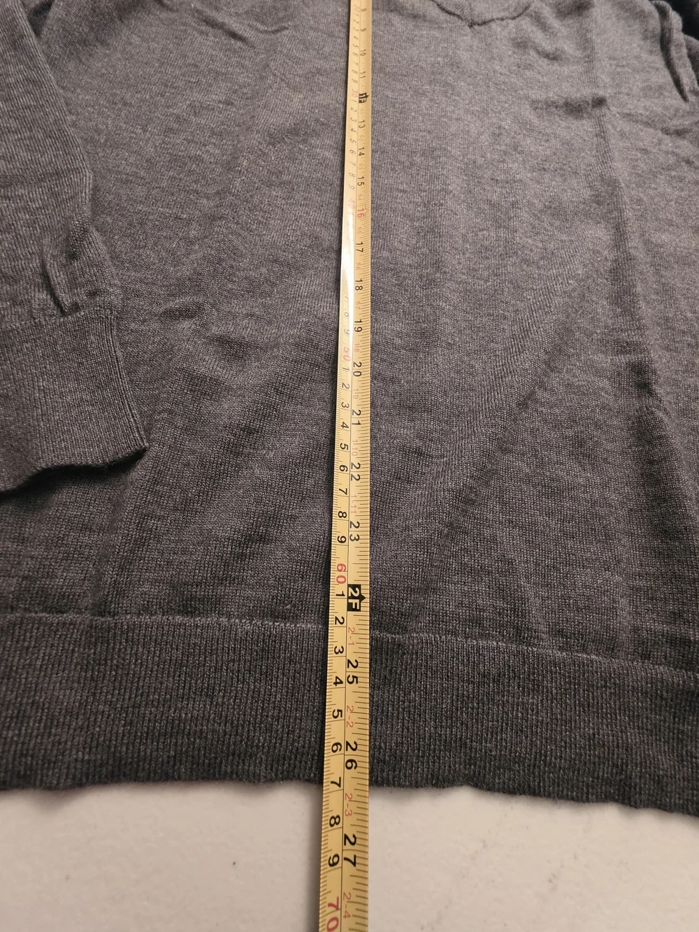 J. Crew Classic V-Neck Merino Sweater in Gray